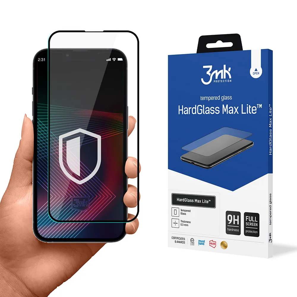 Tvrzené sklo na Apple iPhone 13/13 Pro/14 - 3mk HardGlass Max Lite