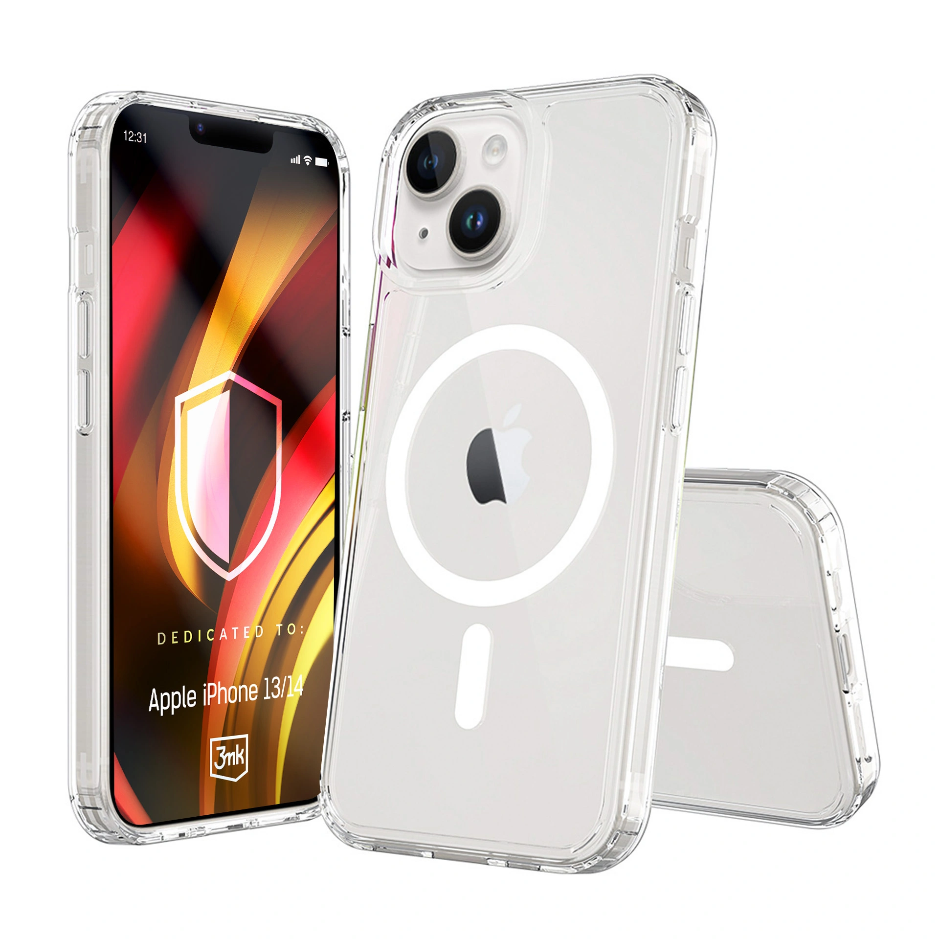 Pancéřové pouzdro na Apple iPhone 13/14 - 3mk HARDY® LiqForce MagCase™