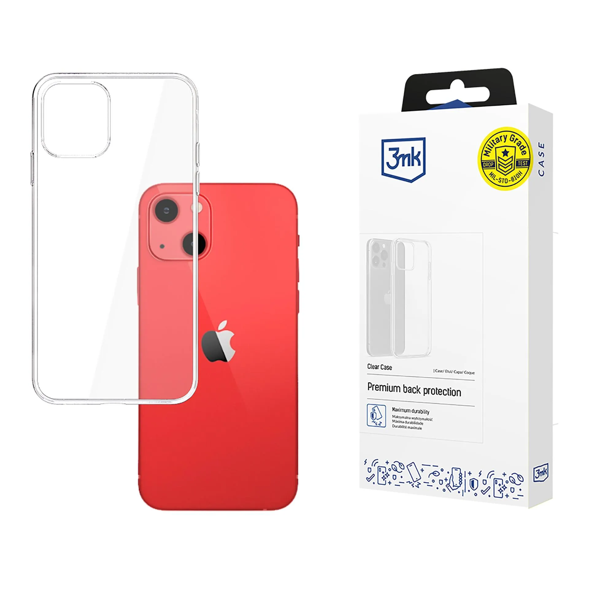 Pouzdro na Apple iPhone 13 - 3mk Clear Case
