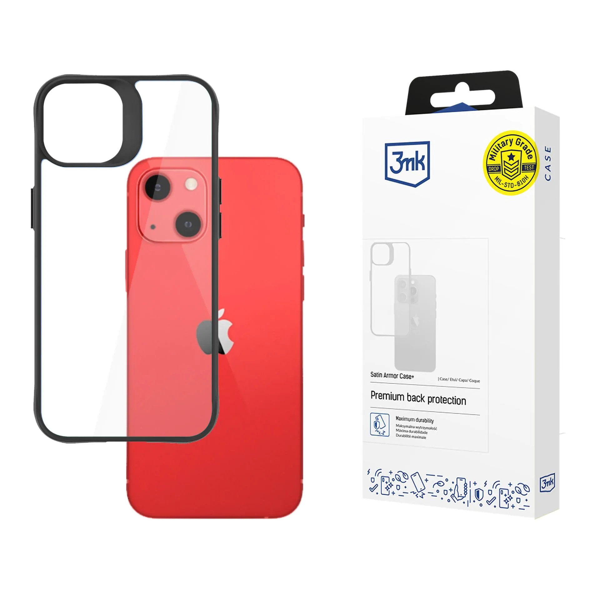 Pouzdro na Apple iPhone 13 - 3mk Satin Armor Case+