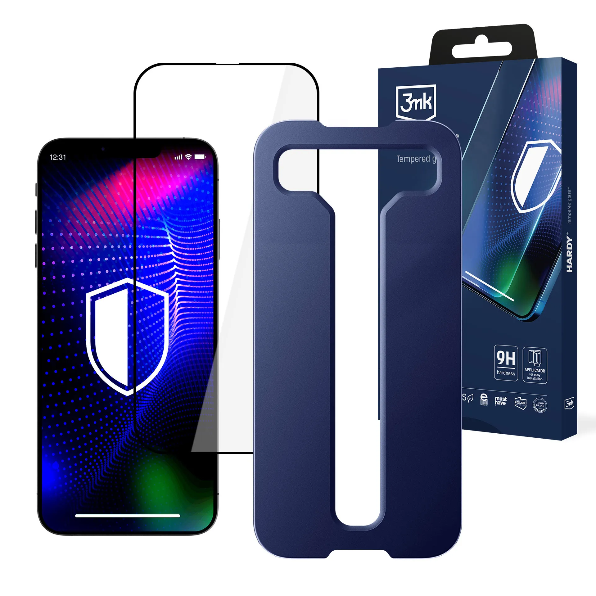 Super tvrdé tvrzené sklo na Apple iPhone 15 - 3mk Hardy Tempered Glass
