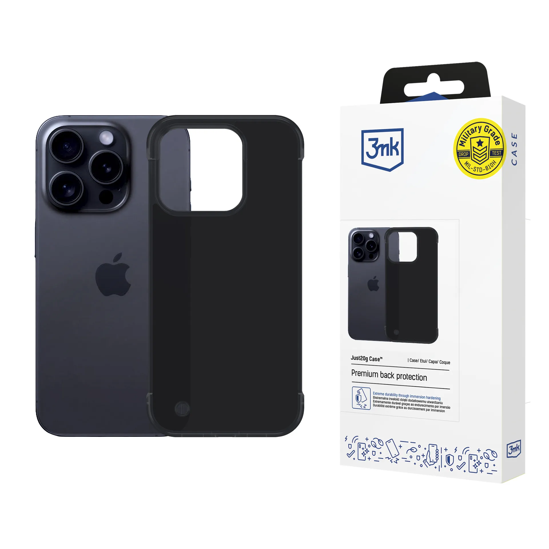 Ultralehký Pouzdro na Apple iPhone 15 Pro Max - 3mk Just20g Matt Case