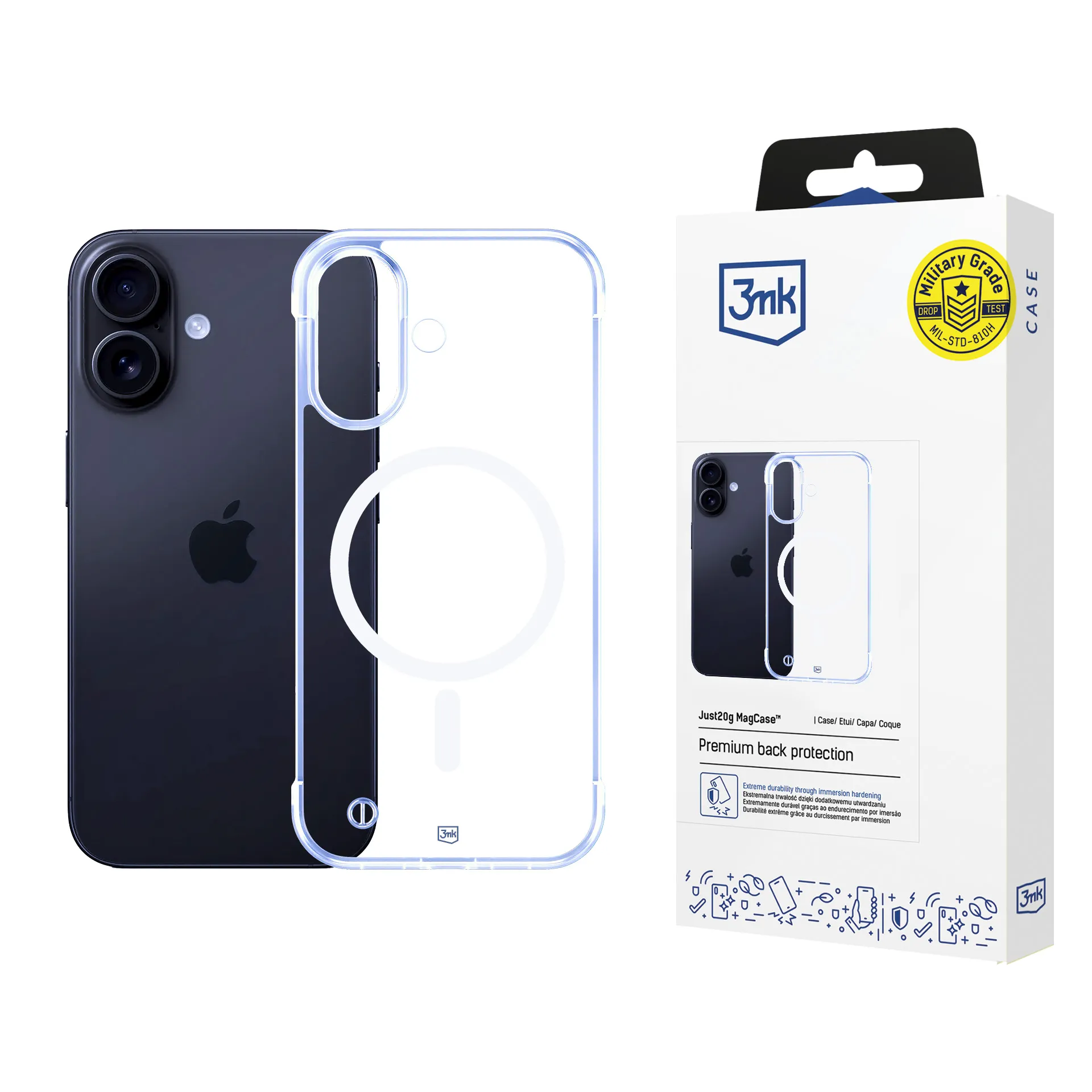 Ultralehké pouzdro na Apple iPhone 16 - 3mk Just20g MagCase™