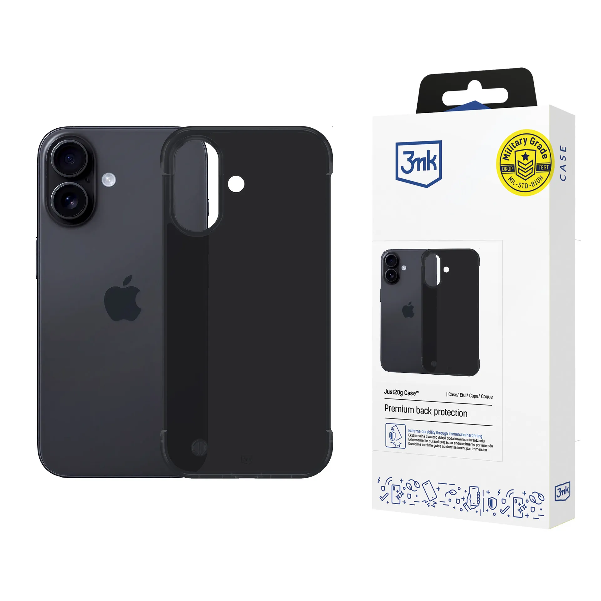 Ultralehký Pouzdro na Apple iPhone 16 Plus - 3mk Just20g Matt Case