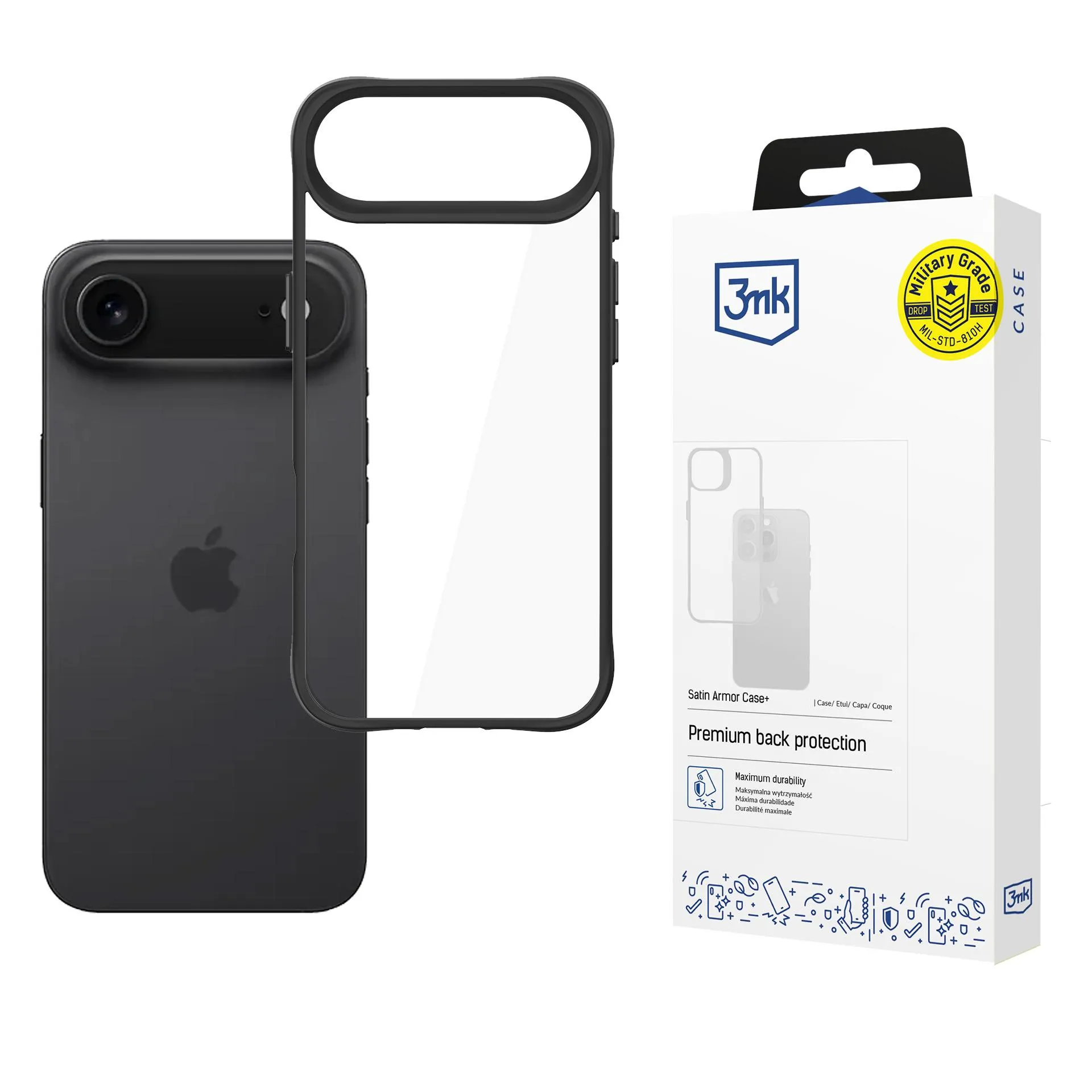 Pouzdro na Apple iPhone 17 Air - 3mk Satin Armor Case+