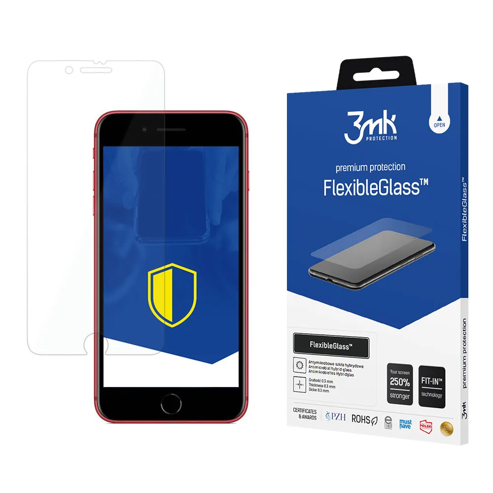 Nerozbitné hybridní sklo na Apple iPhone 8 Plus - 3mk FlexibleGlass™
