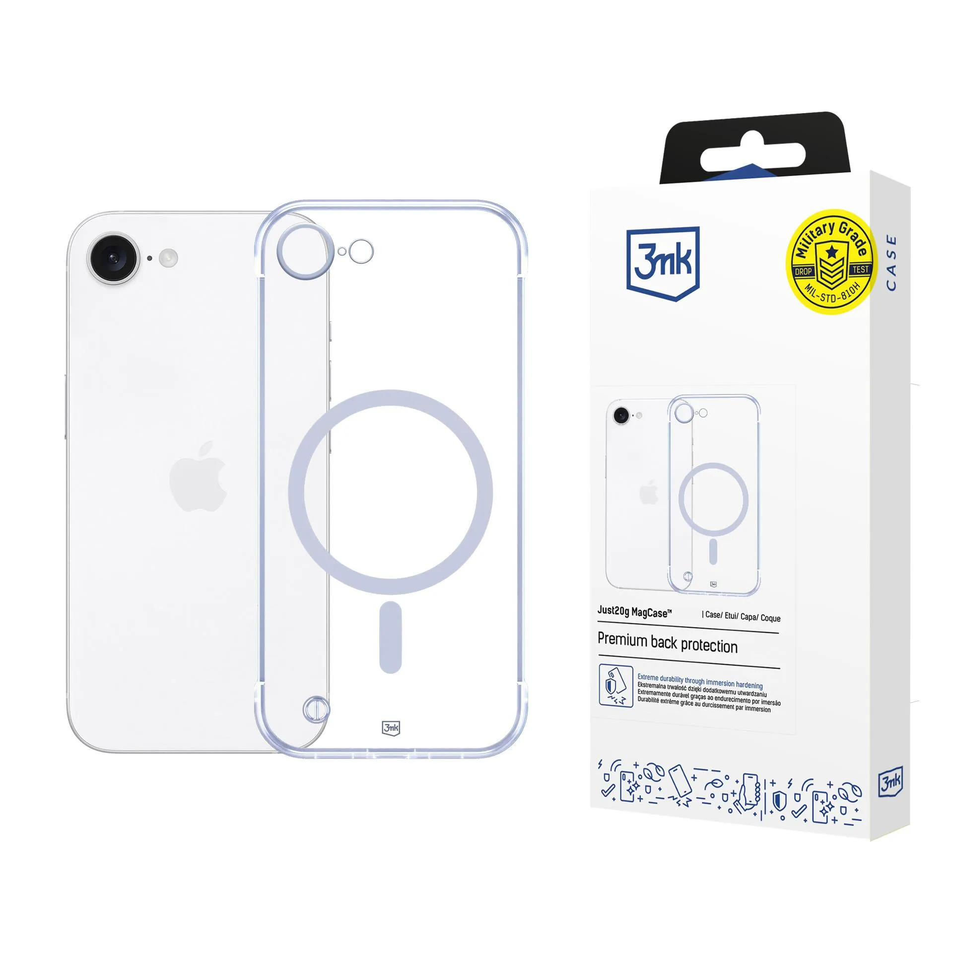 Ultralehké pouzdro na Apple iPhone 16E - 3mk Just20g MagCase™