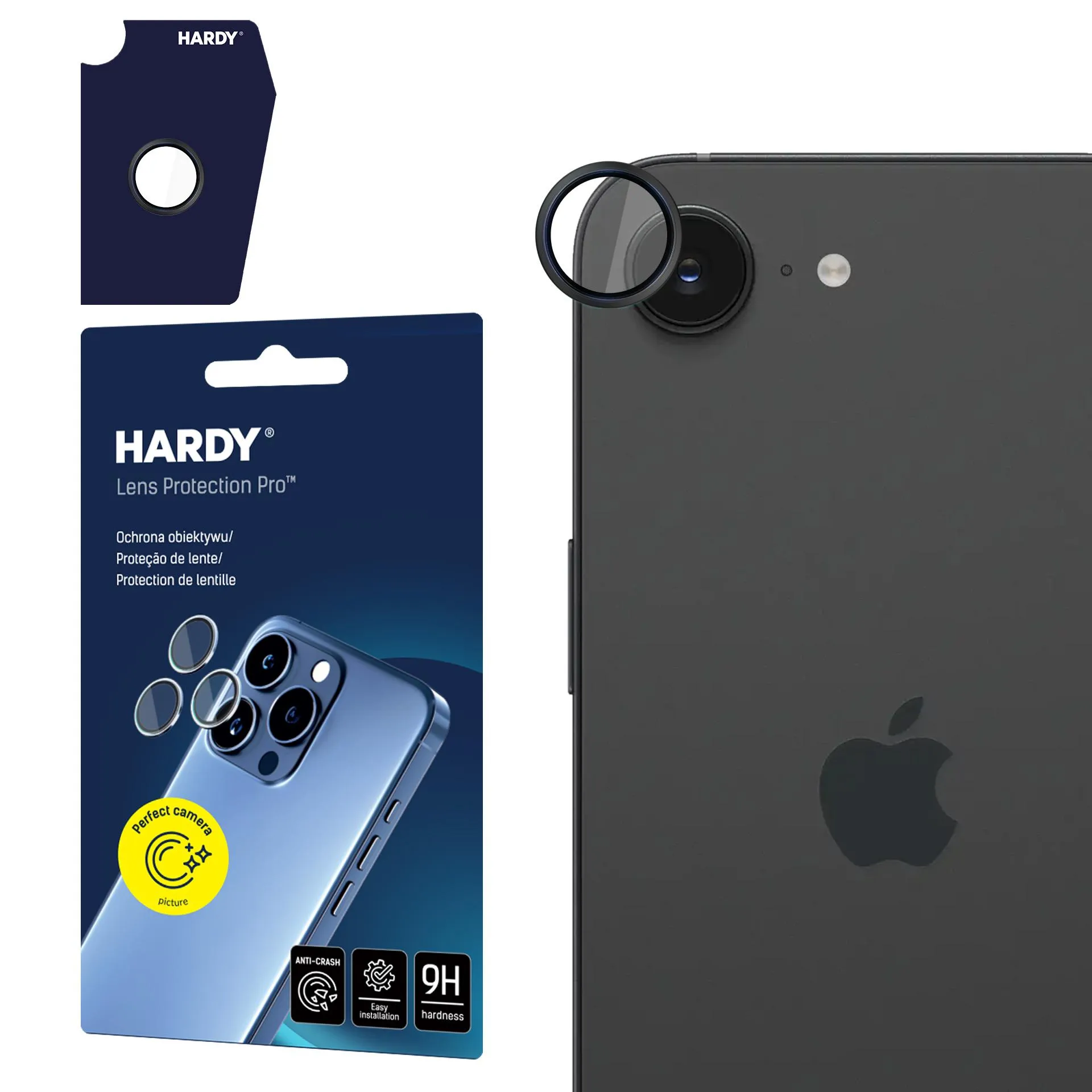 Ochrana objektivu na Apple iPhone 15 Pro - 3mk HARDY Lens Protection Pro