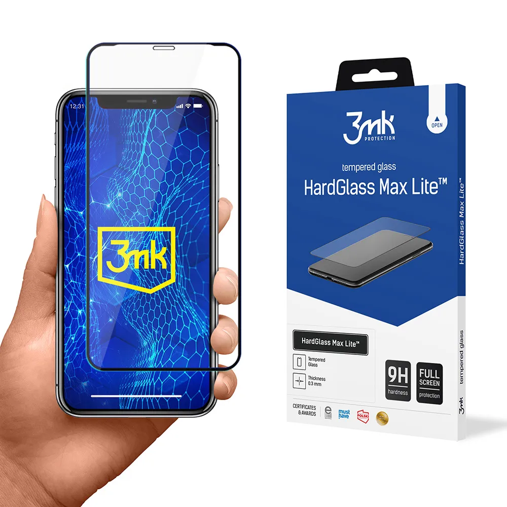 Tvrzené sklo na Apple iPhone X - 3mk HardGlass Max Lite