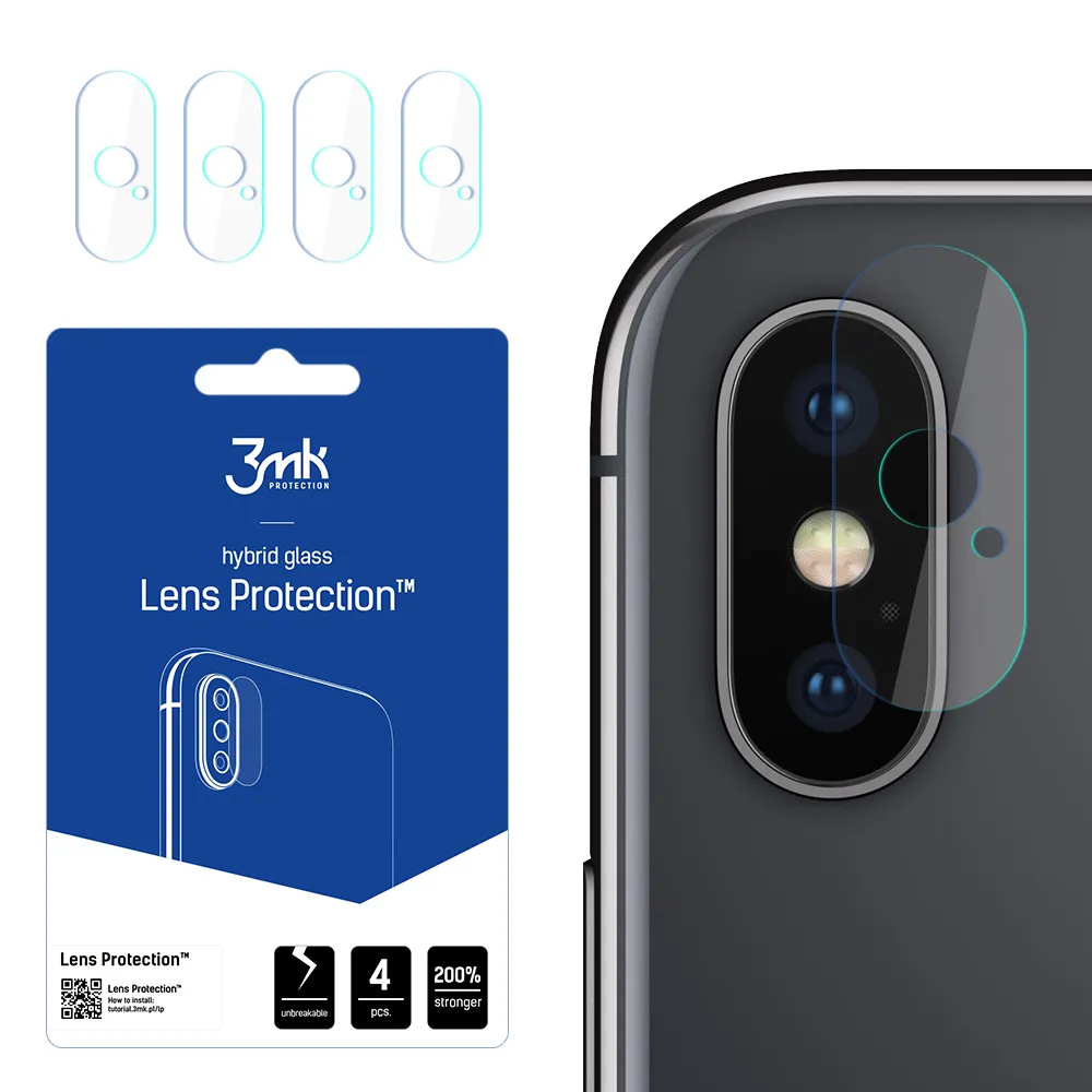 Sklo na objektiv fotoaparátu do Apple iPhone X - 3mk Lens Protection