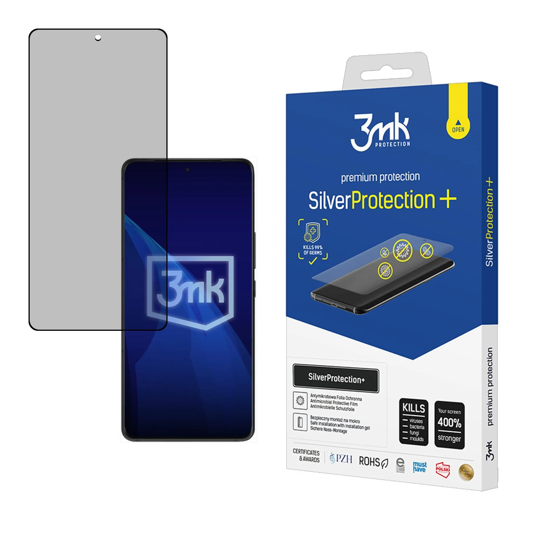 Antinárazová ochranná fólie na Asus ROG Phone 9/9 Pro - 3mk SilverProtection+