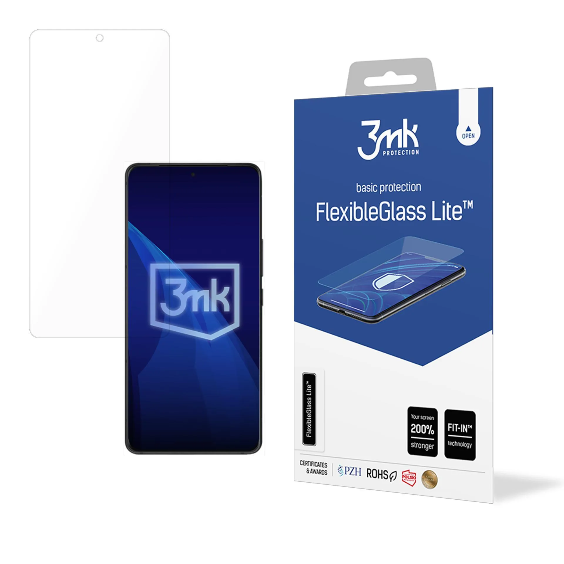 Nerozbitné hybridní sklo na Asus ROG Phone 9 / 9 Pro / 9 FE - 3mk FlexibleGlass Lite
