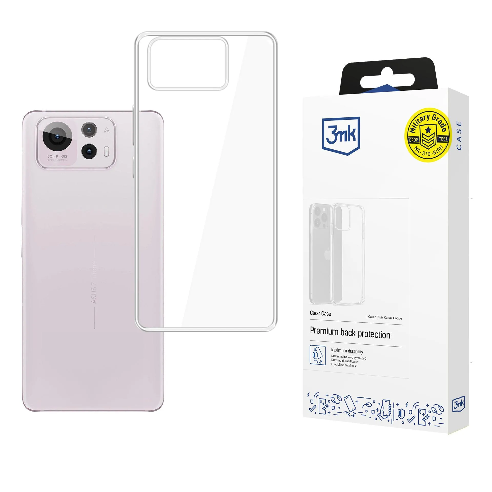 Pouzdro na Asus Zenfone 12 Ultra - 3mk Clear Case
