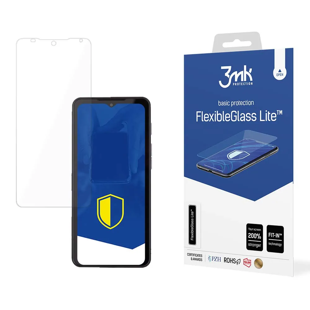 Nerozbitné hybridní sklo na CAT S75 - 3mk FlexibleGlass Lite