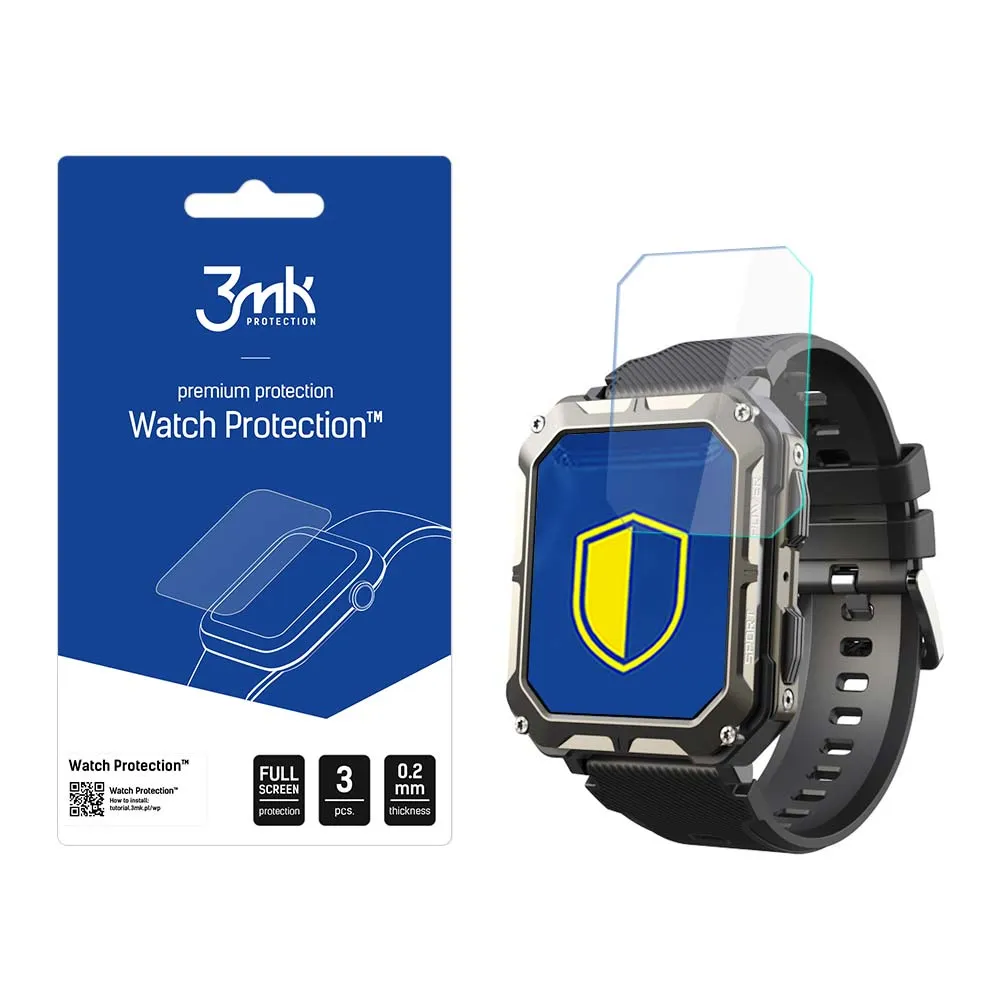 Ochranné sklo na displej chytrých hodinek Cubot C20 Pro - 3mk Watch Protection