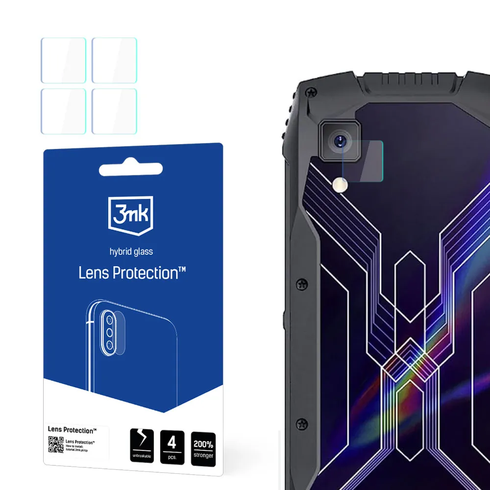 Sklo na objektiv fotoaparátu pro Cubot King Kong Mini 3 - 3mk Lens Protection