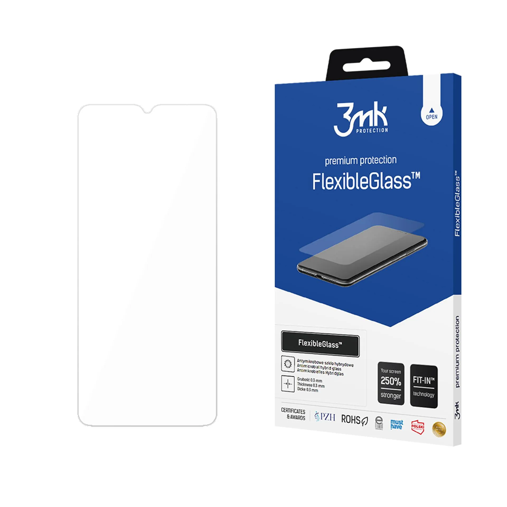Nerozbitné hybridní sklo na Cubot Note 50 - 3mk FlexibleGlass™