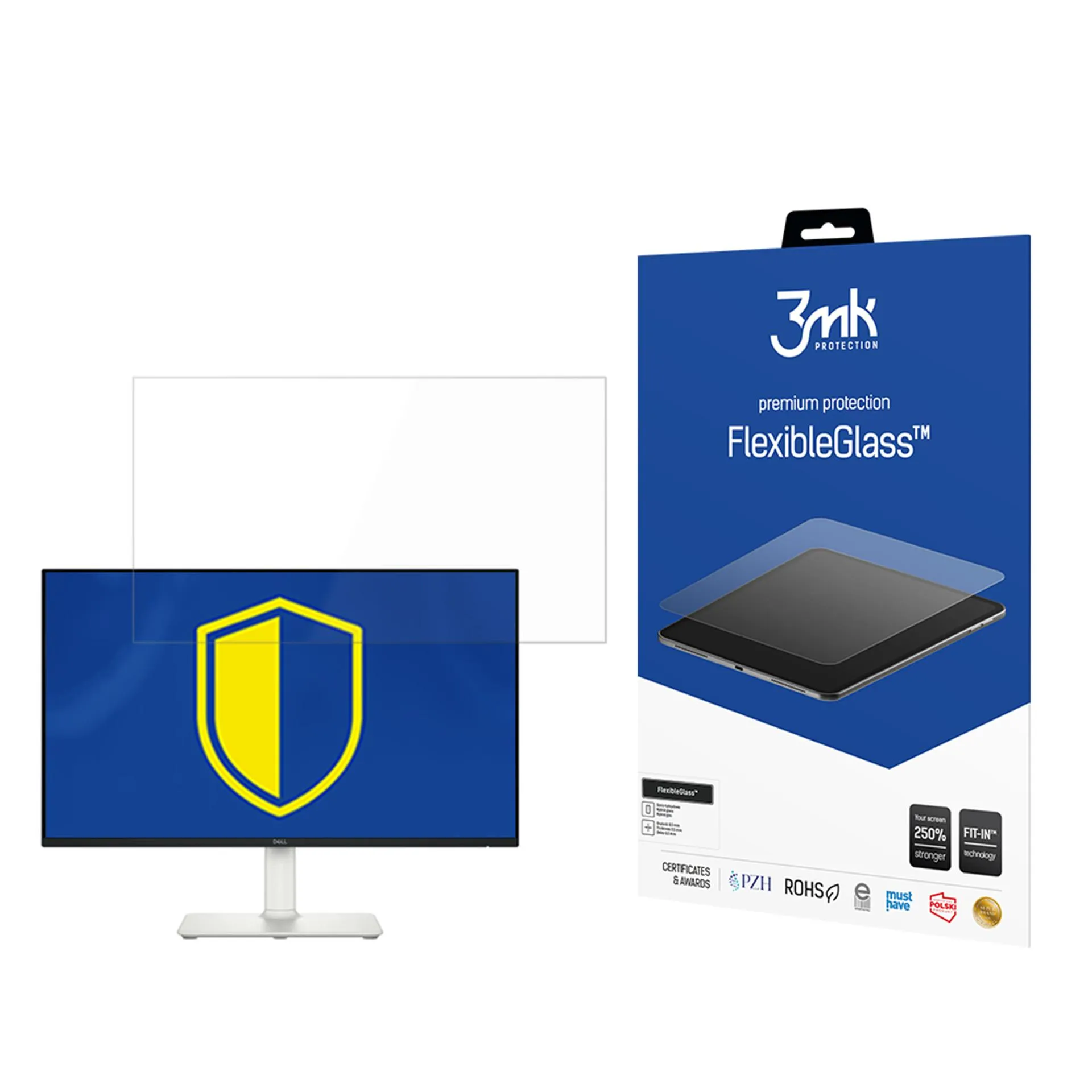 Nerozbitné hybridní sklo na Dell S2425HS - 3mk FlexibleGlass
