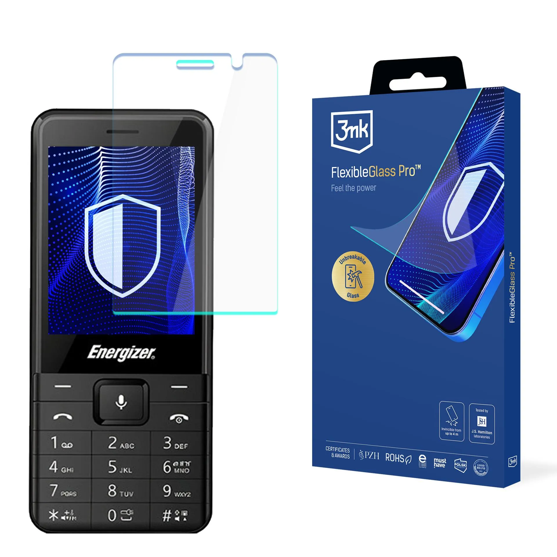 Nerozbitné sklo na Energizer E280S - 3mk FlexibleGlass Pro