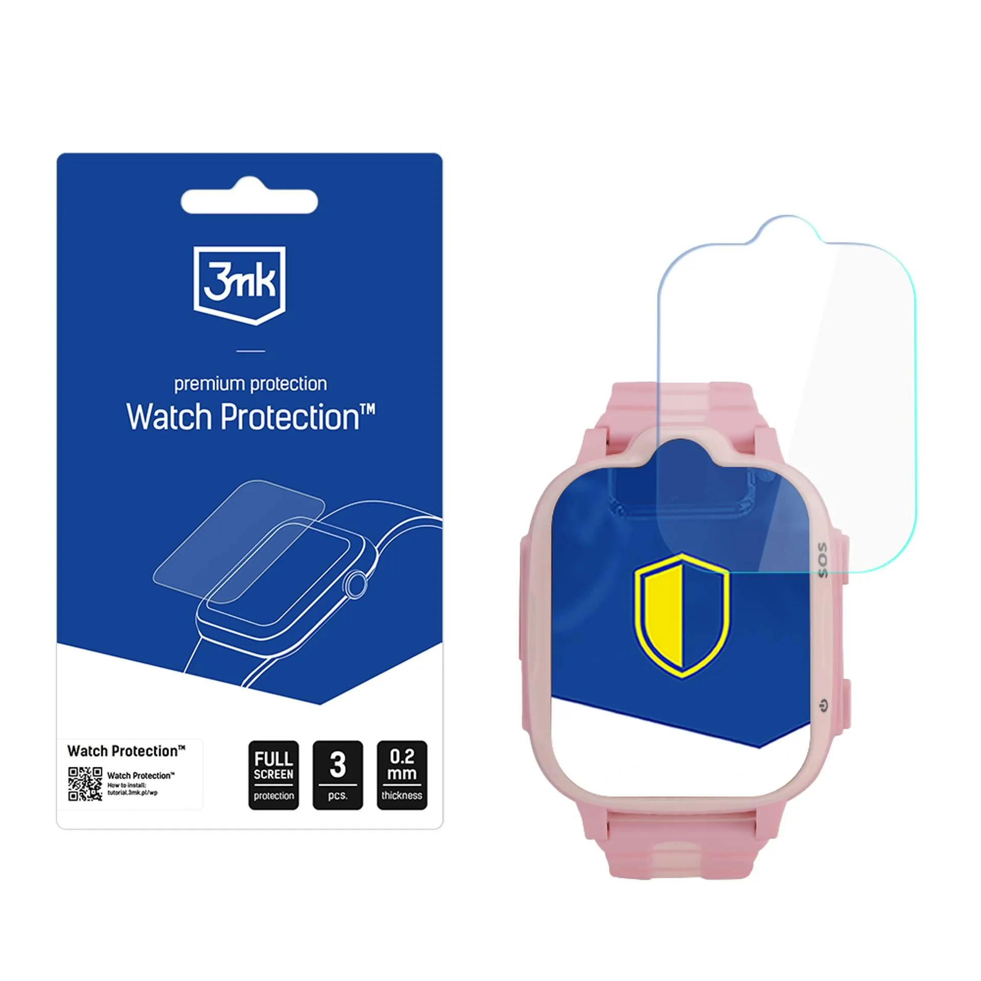Ochranná fólie na displej chytrých hodinek GARETT Kids eSIM 4G - 3mk Watch Protection