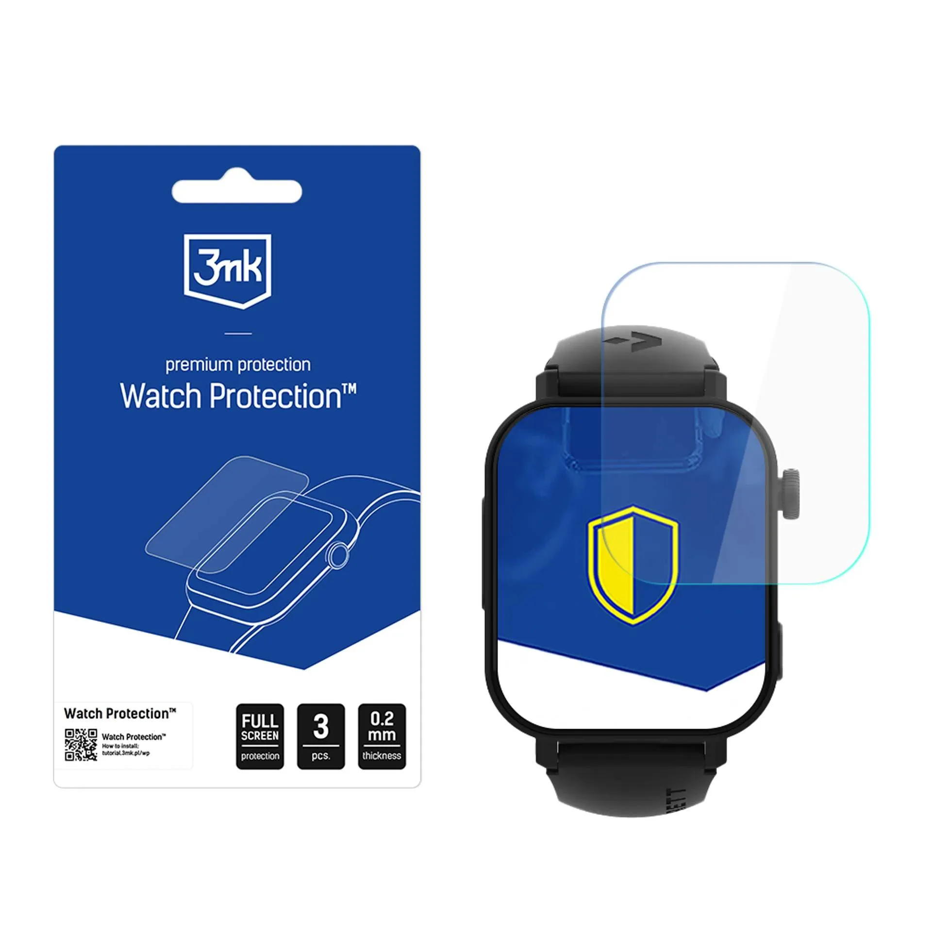 Ochranná fólie na displej chytrých hodinek GARETT Kids Vibe 4G - 3mk Watch Protection