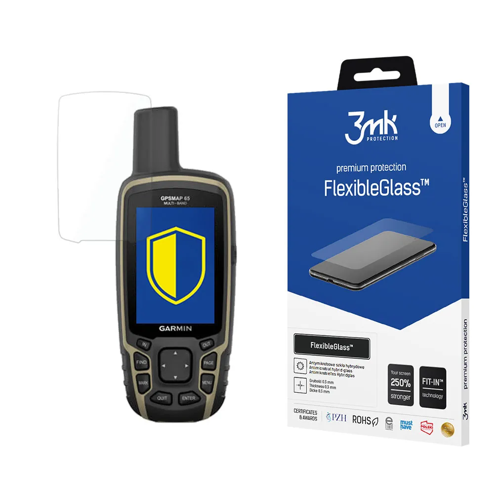Nerozbitné hybridní sklo na Garmin GPSMap 65 - 3mk FlexibleGlass™
