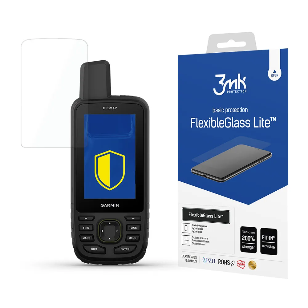 Nerozbitné hybridní sklo na Garmin GPSMAP 67 - 3mk FlexibleGlass Lite