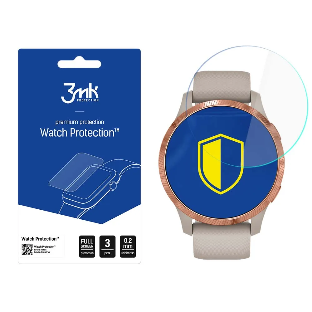 Ochranná fólie na displej chytrých hodinek Garmin Venu - 3mk Watch Protection