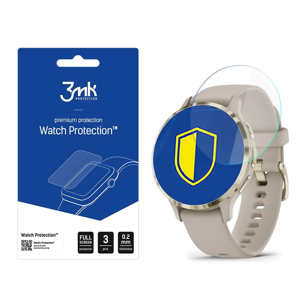 Ochranná fólie na displej chytrých hodinek Garmin Venu 3s - 3mk Watch Protection