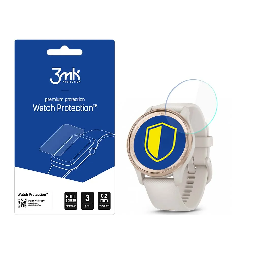 Ochranná fólie na displej chytrých hodinek Garmin Vivomove Trend - 3mk Watch Protection
