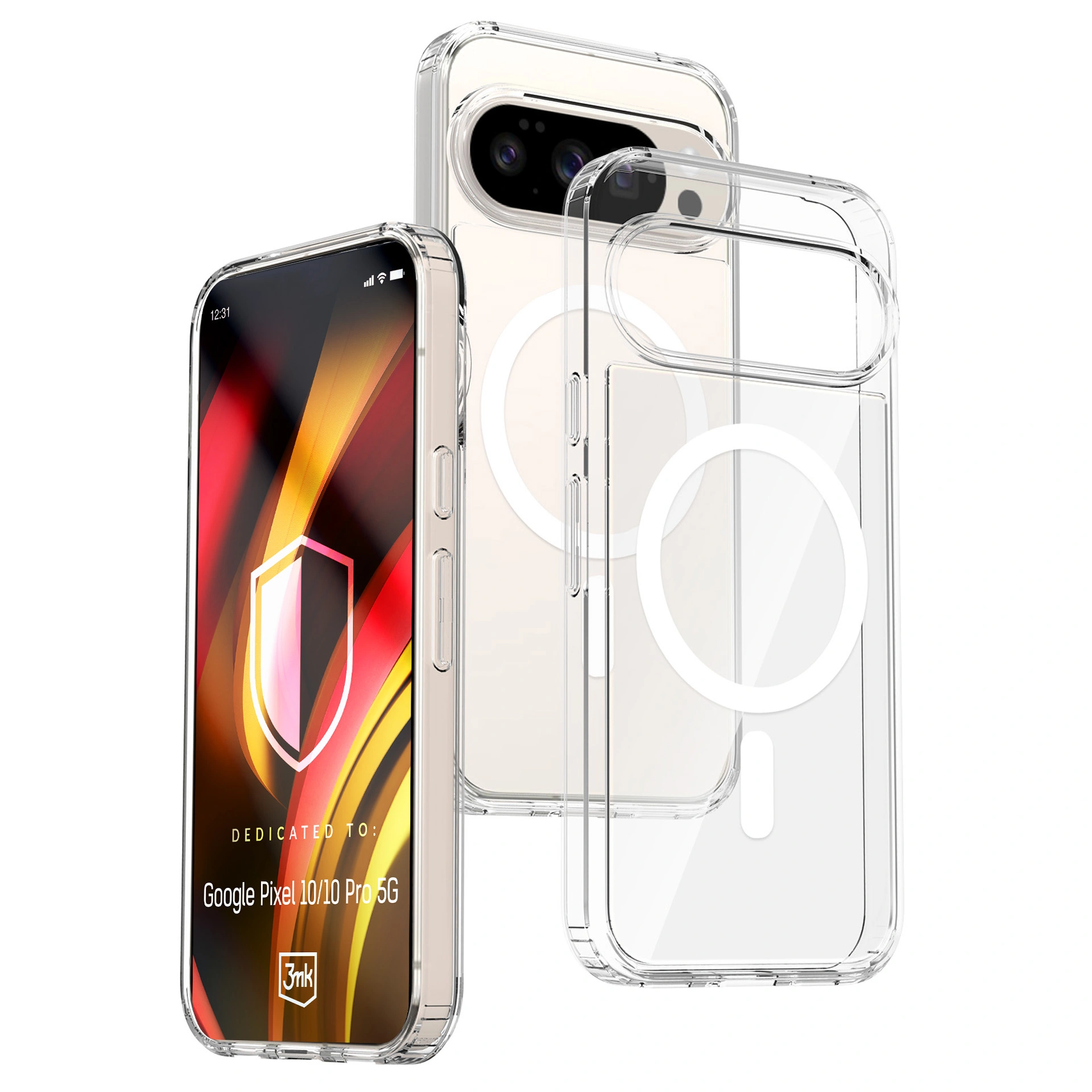 Pancéřové pouzdro na Google Pixel 10/ 10 Pro - 3mk HARDY® LiqForce MagCase™