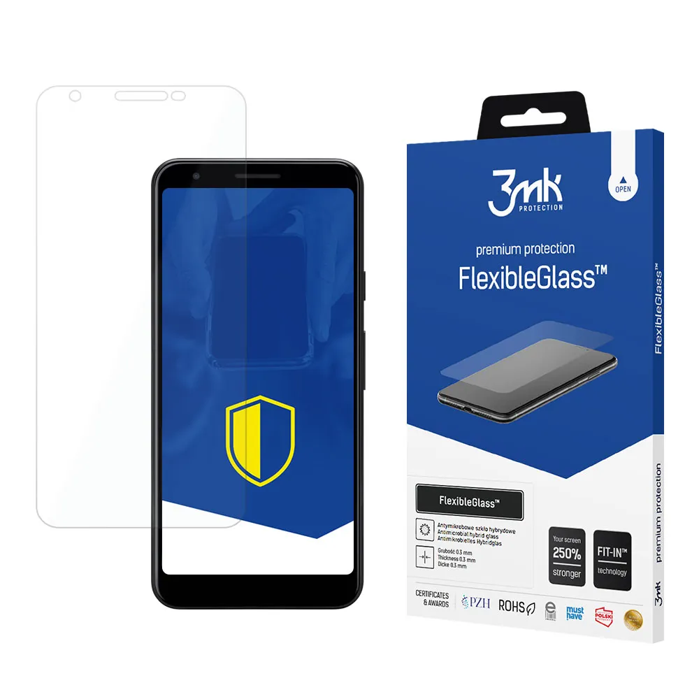Nerozbitné hybridní sklo na Google Pixel 3a - 3mk FlexibleGlass™