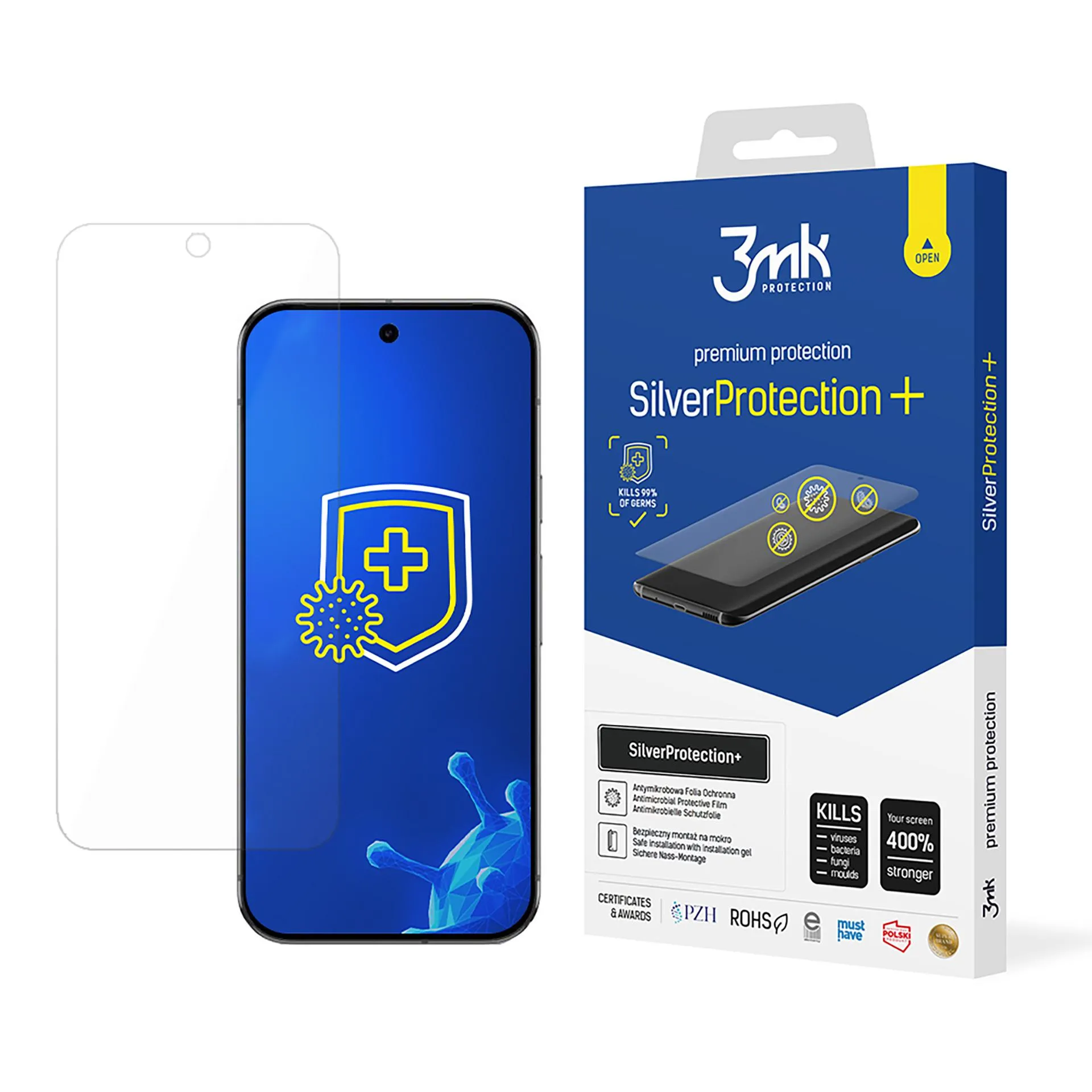Antinárazová ochranná fólie na Google Pixel 9 Pro XL - 3mk SilverProtection+