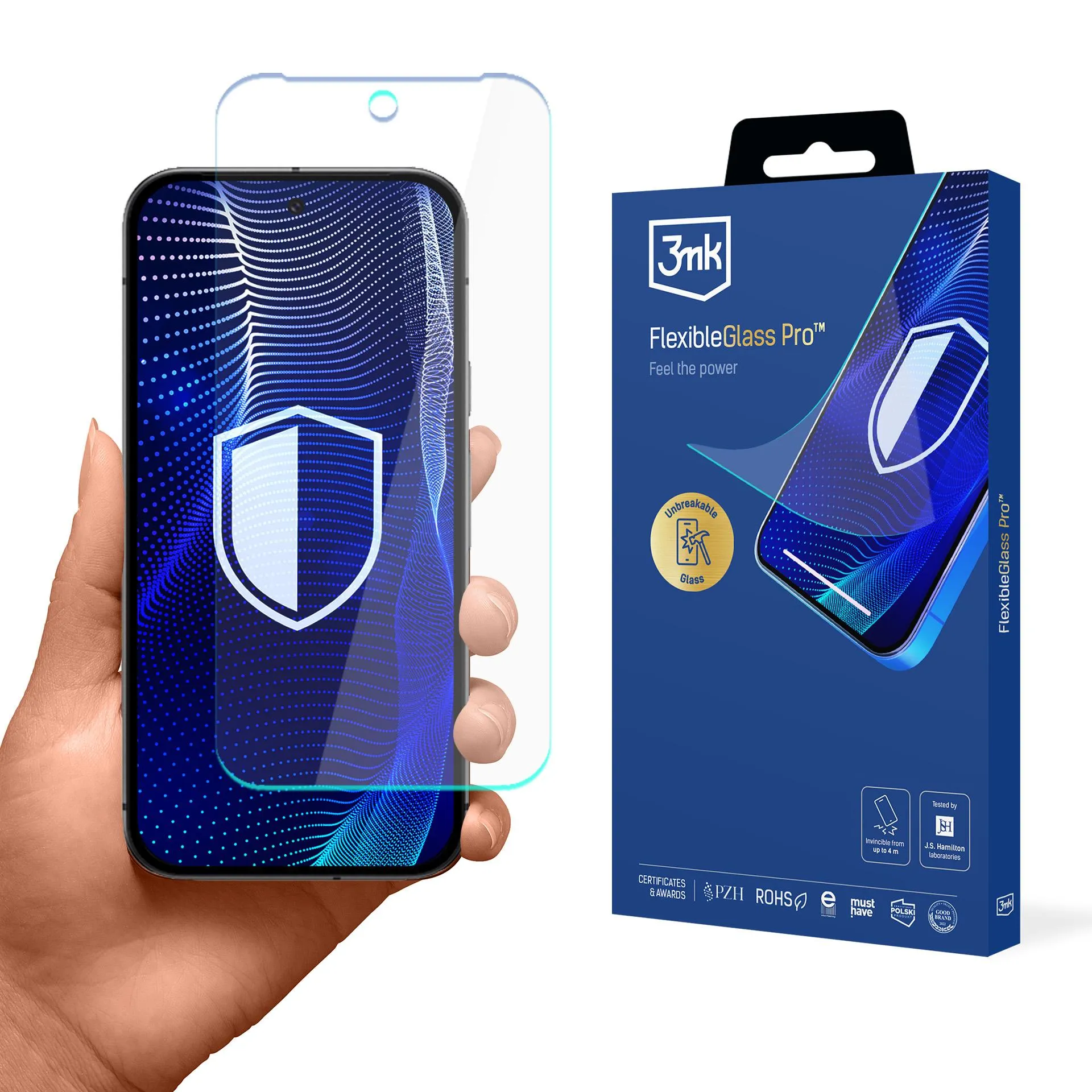 Nerozbitné sklo na Google Pixel 9A - 3mk FlexibleGlass Pro