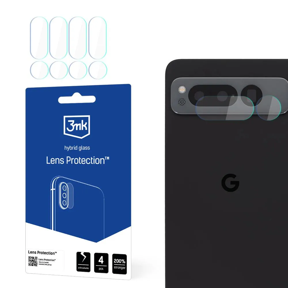 Sklo na objektiv fotoaparátu pro Google Pixel Fold (front) - 3mk Lens Protection