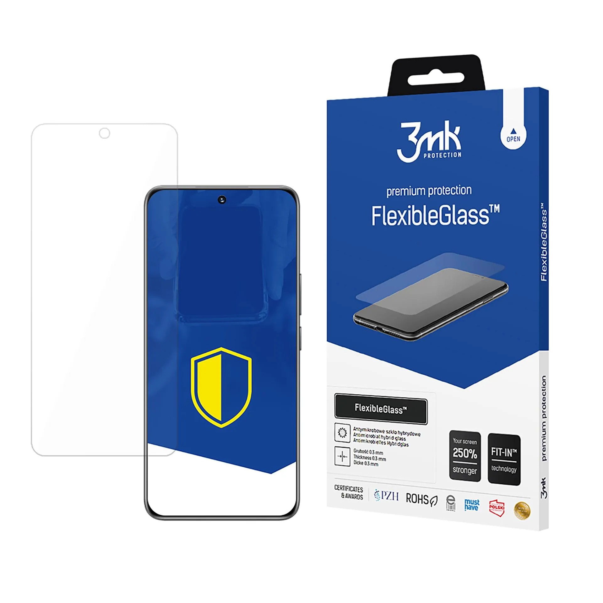 Hybridní nerozbitné sklo na Honor 200 Smart - 3mk FlexibleGlass™