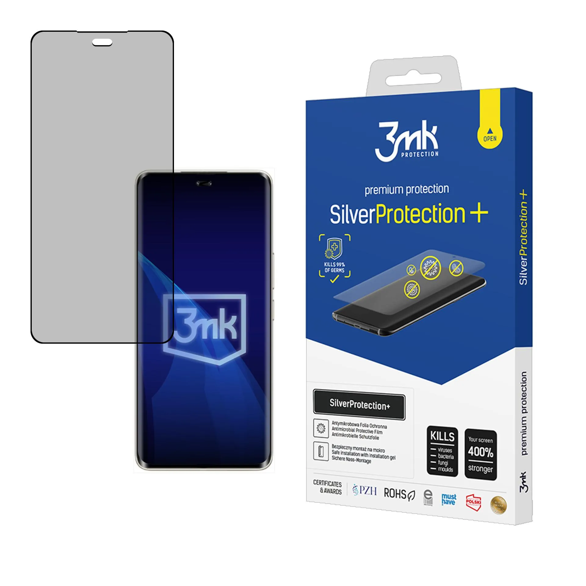 Antinárazová ochranná fólie na Honor 300 Ultra / 300 Pro - 3mk SilverProtection+