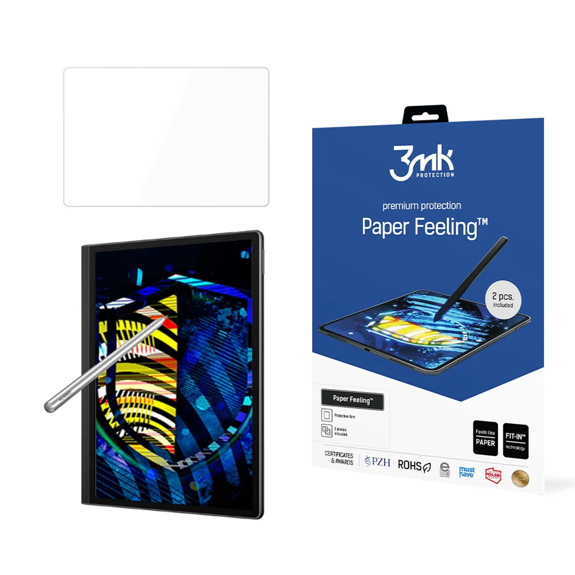 Ochranná fólie na Huawei MatePad Paper - 3mk Paper Feeling (2 ks)