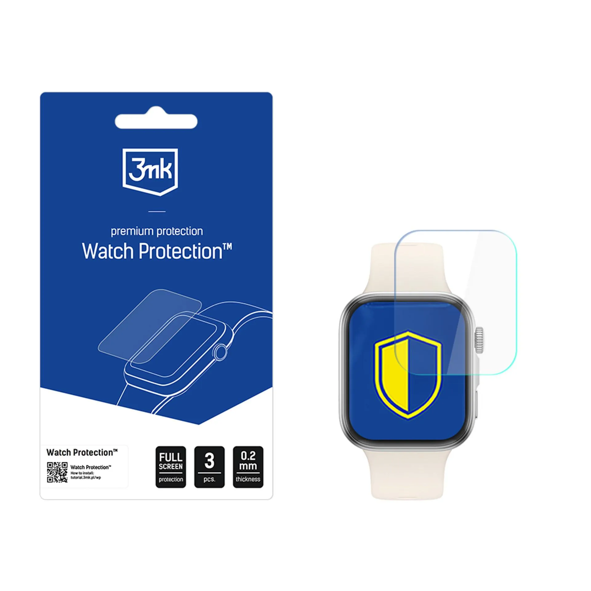 Ochranná fólie na displej chytrých hodinek Huawei Watch Fit 4 - 3mk Watch Protection