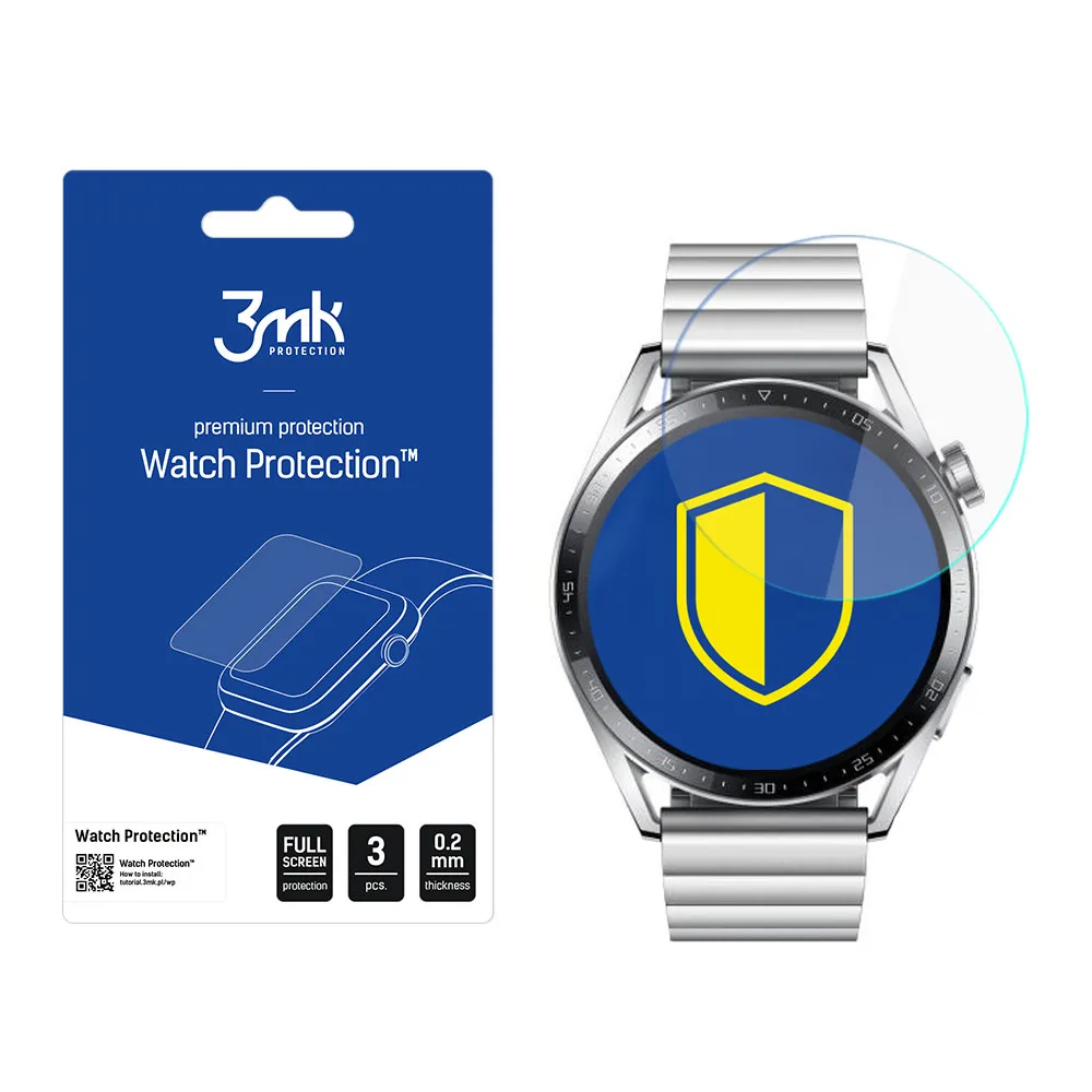 Ochranná fólie na displej chytrých hodinek Huawei Watch GT 3 46mm - 3mk Watch Protection