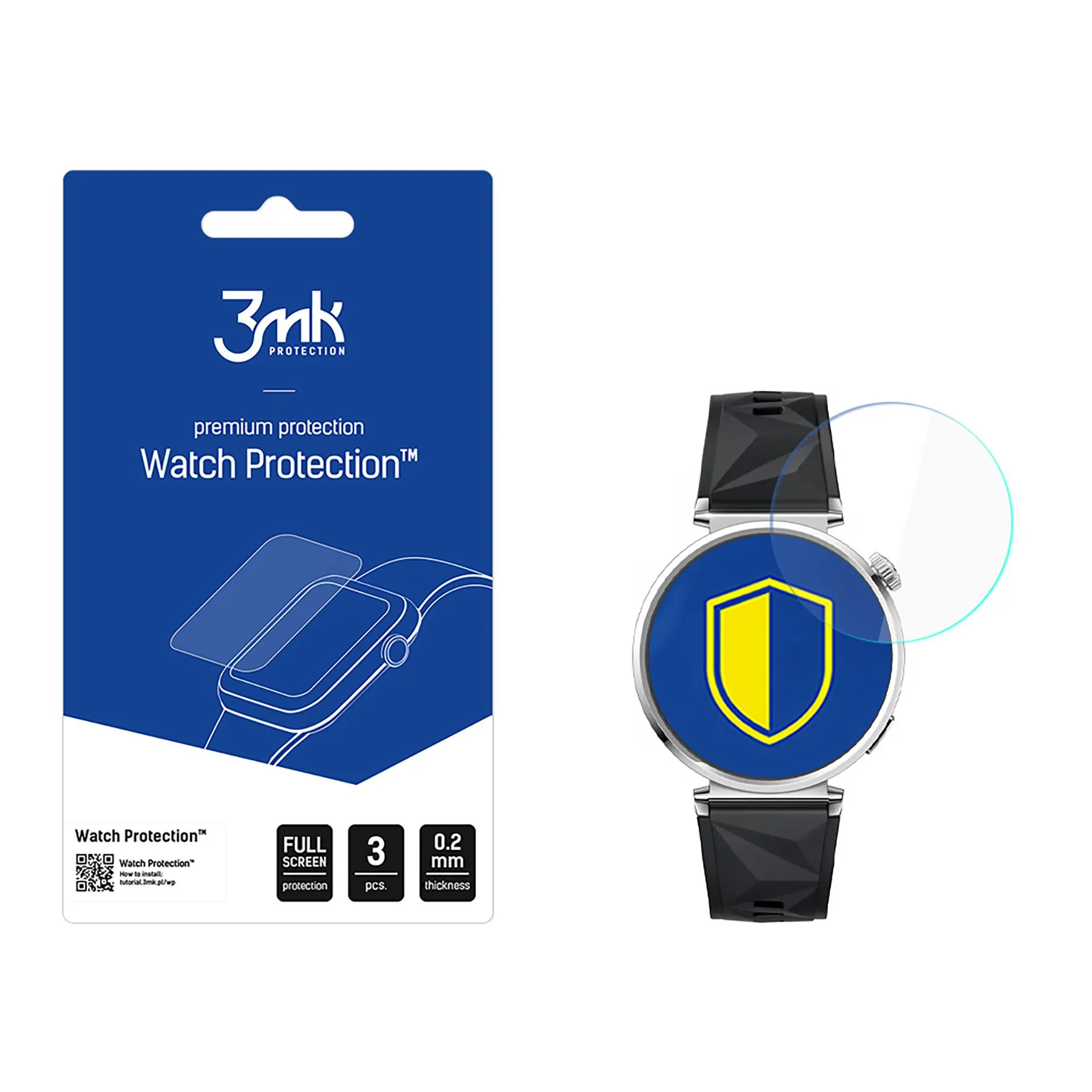 Ochranné sklo na displej chytrých hodinek Huawei Watch GT 5 41mm - 3mk Watch Protection