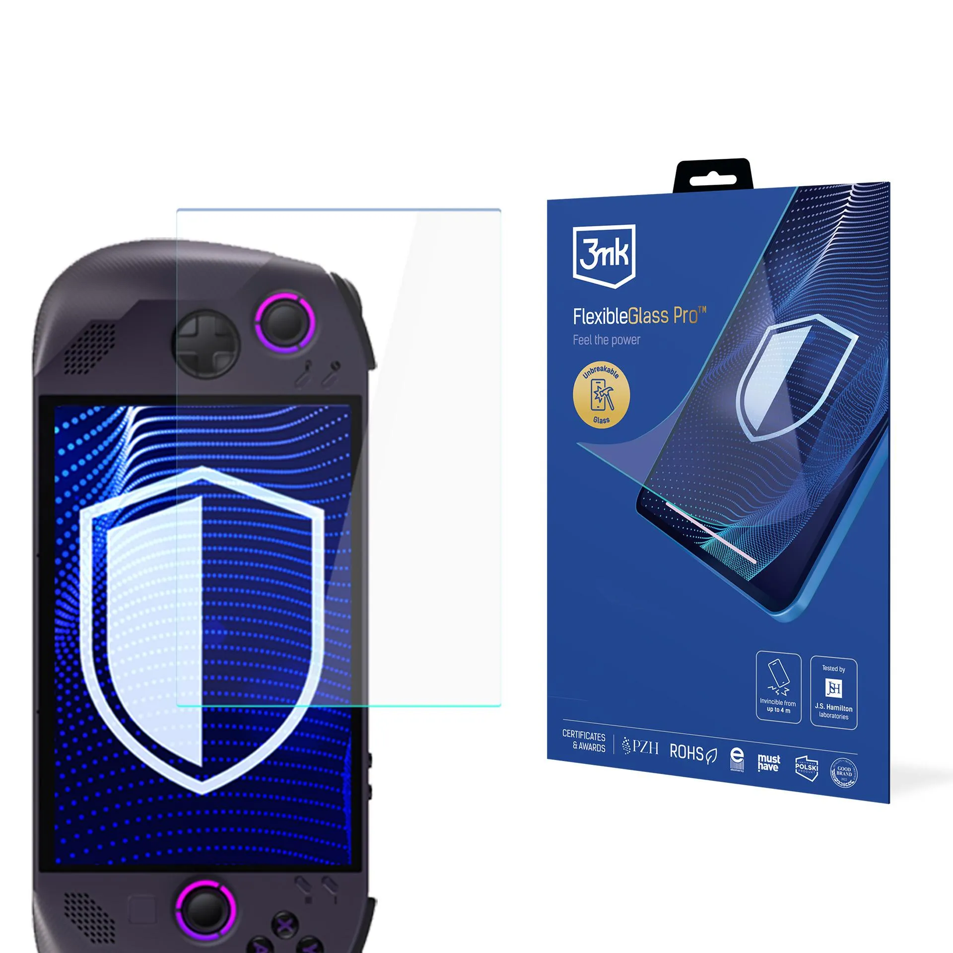 Nedestruktivní sklo pro Lenovo Legion Go S - 3mk FlexibleGlass Pro