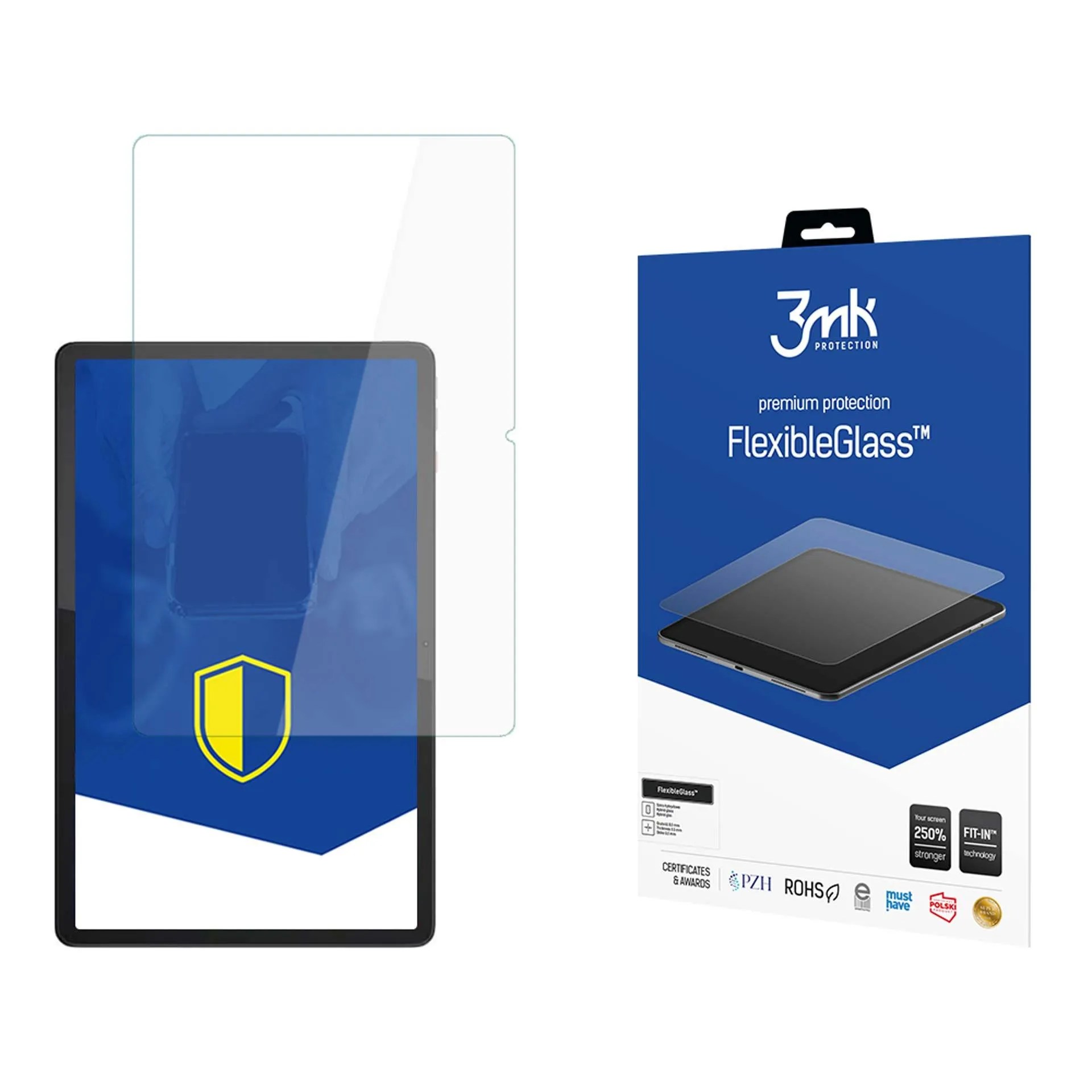 Nerozbitné hybridní sklo na Lenovo Tab K11 Plus - 3mk FlexibleGlass