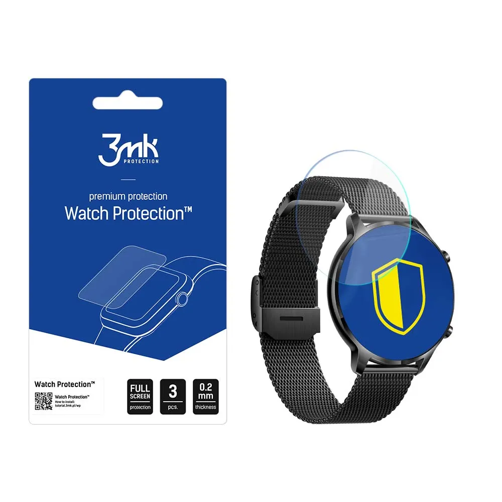 Ochranná fólie na displej chytrých hodinek Manta Kelly SWU301 - 3mk Watch Protection