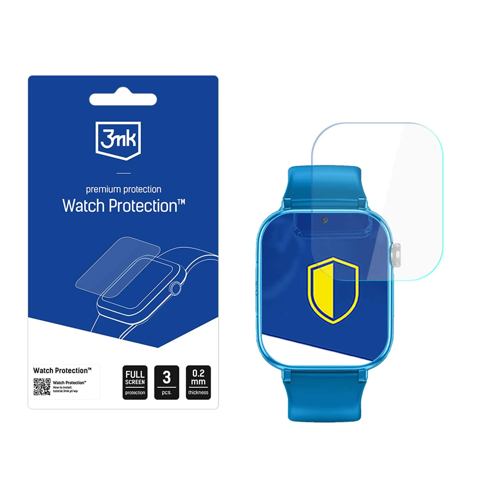 Ochranná fólie na displej chytrých hodinek Maxcom FW59 - 3mk Watch Protection