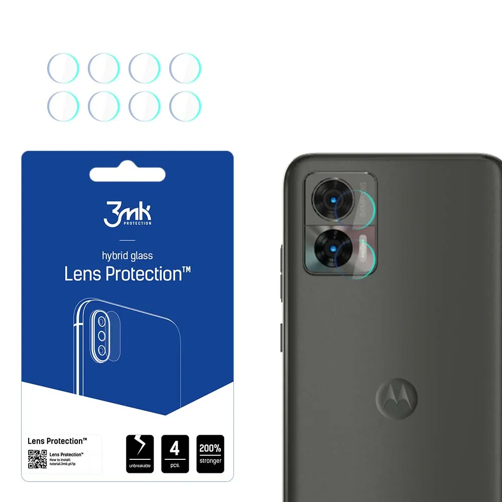Sklo na objektiv fotoaparátu pro Motorola Edge 30 Neo - 3mk Lens Protection
