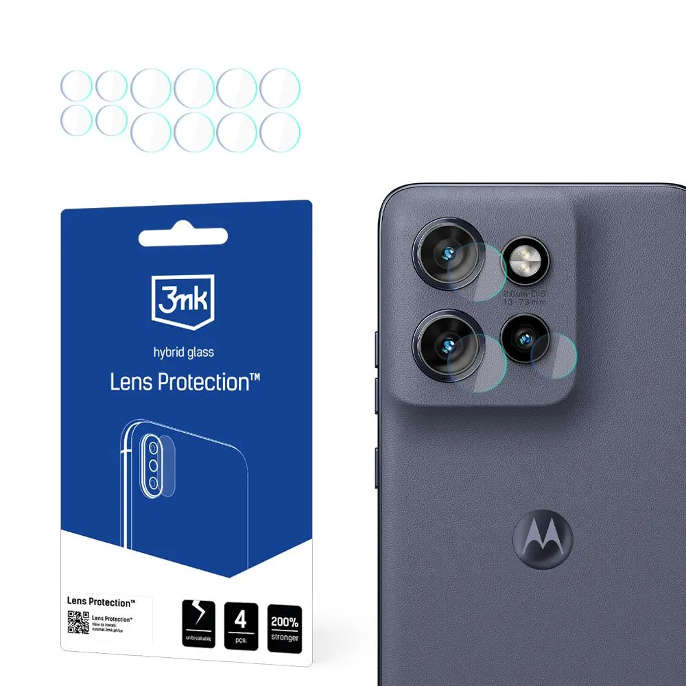 Sklo na objektiv fotoaparátu pro Motorola Edge 50 5G - 3mk Lens Protection