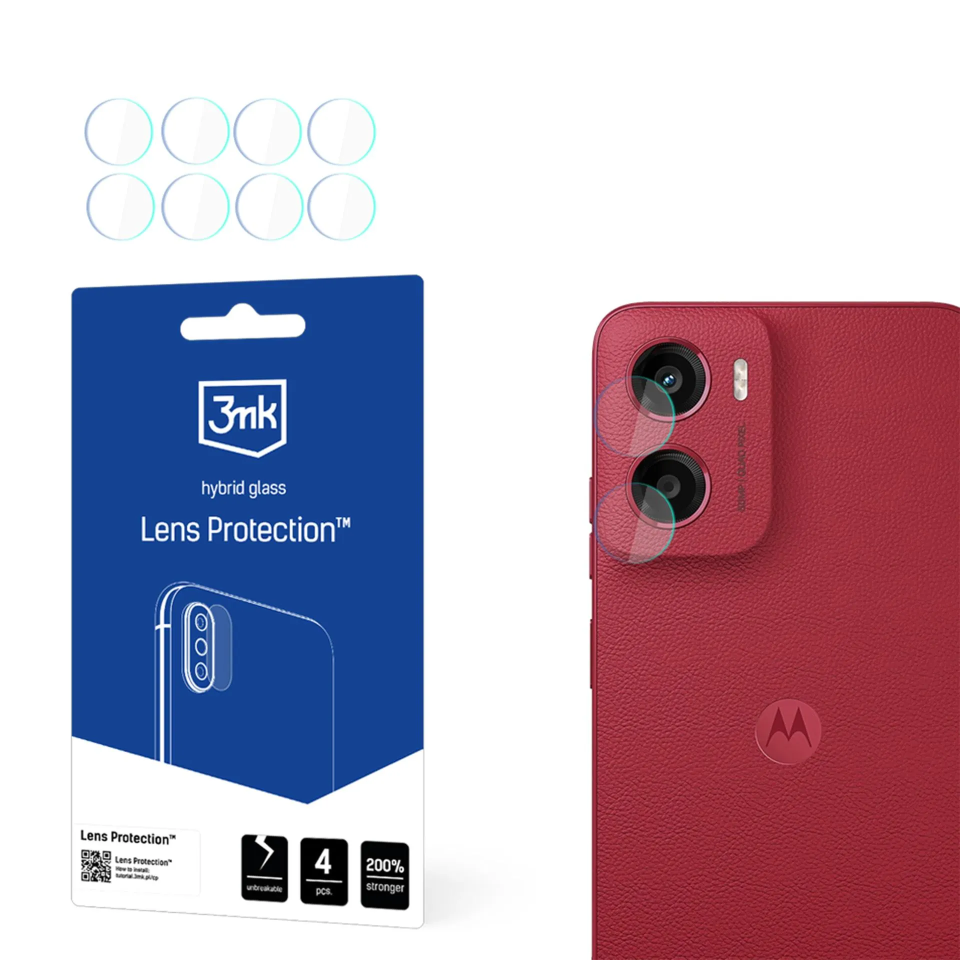 Sklo na objektiv fotoaparátu pro Motorola Moto G05 - 3mk Lens Protection