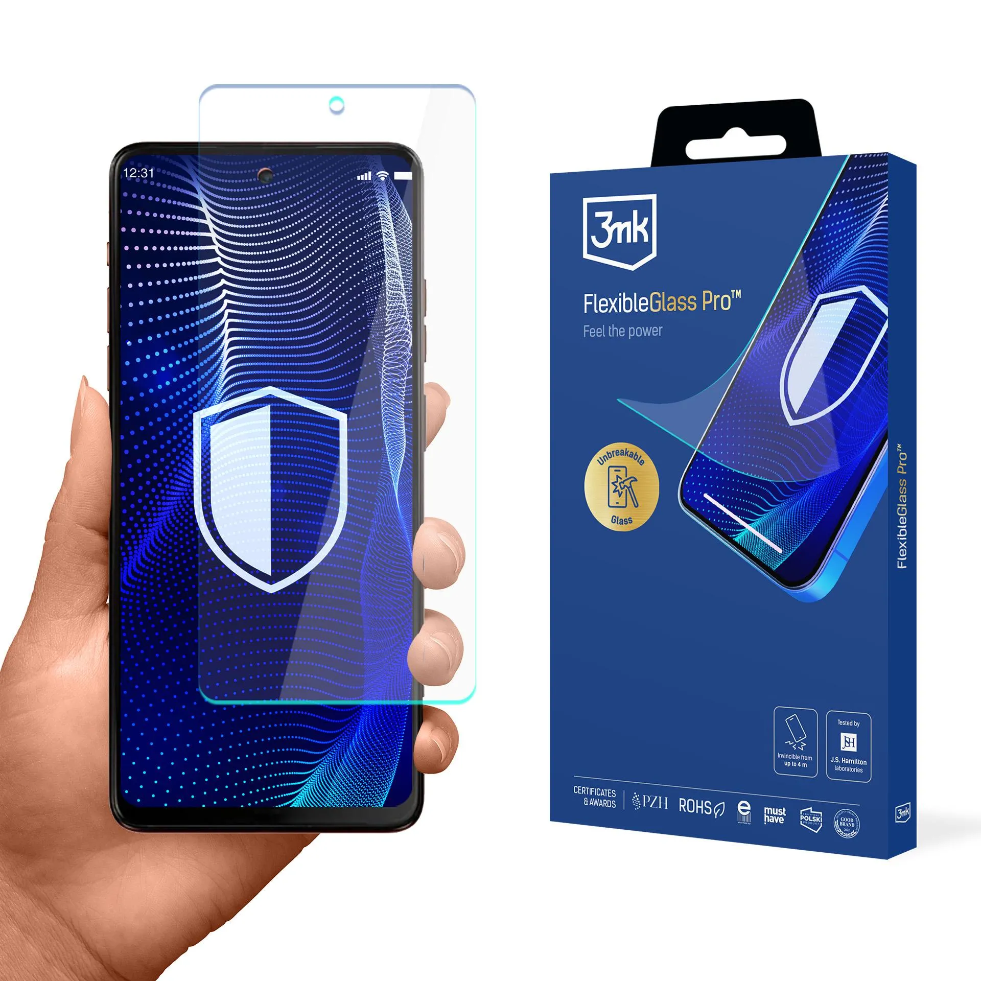 Nerozbitné sklo na Motorola Moto G34 5G - 3mk FlexibleGlass Pro