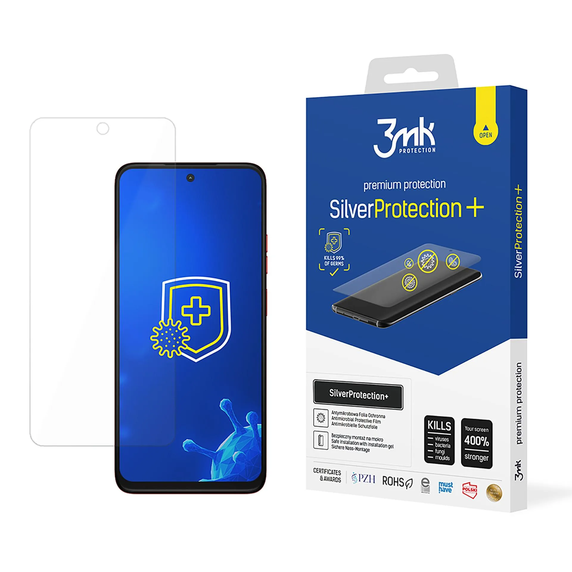 Antinárazová ochranná fólie na Motorola Moto G35 5G - 3mk SilverProtection+